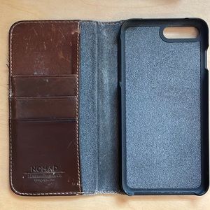 Nomad leather iPhone case